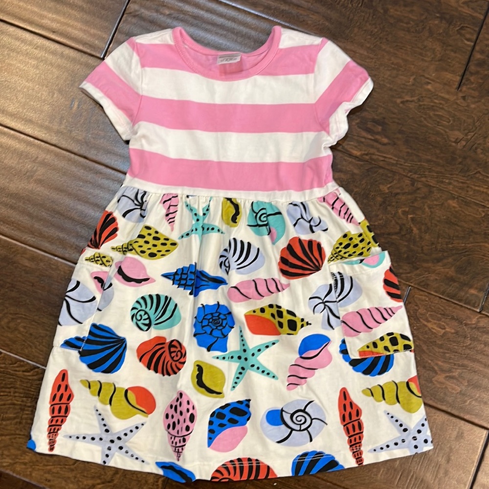 Hanna Andersson, toddler girl, Beach, Print, Dress